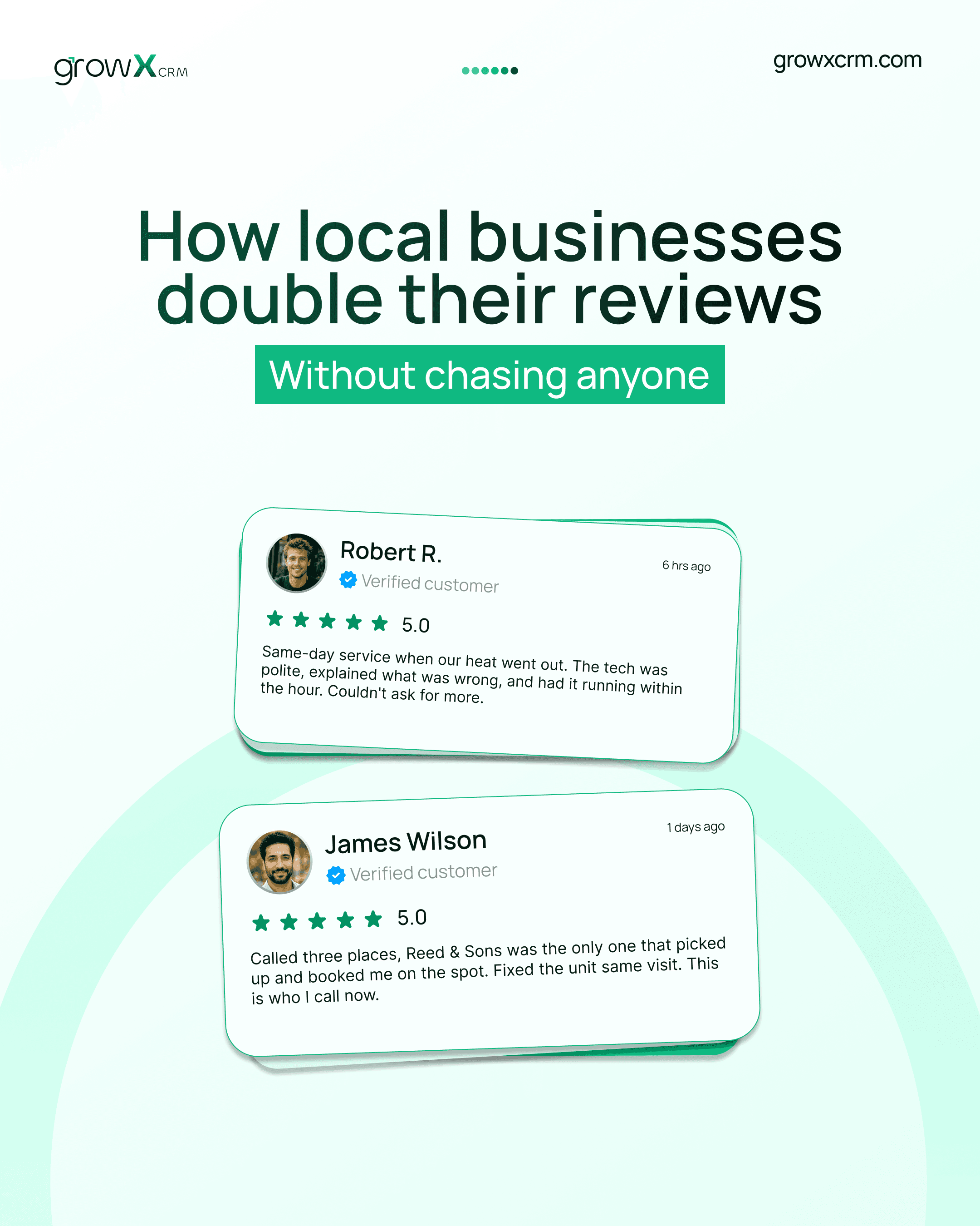 How local businesses double their reviews, slide 1 of 6
