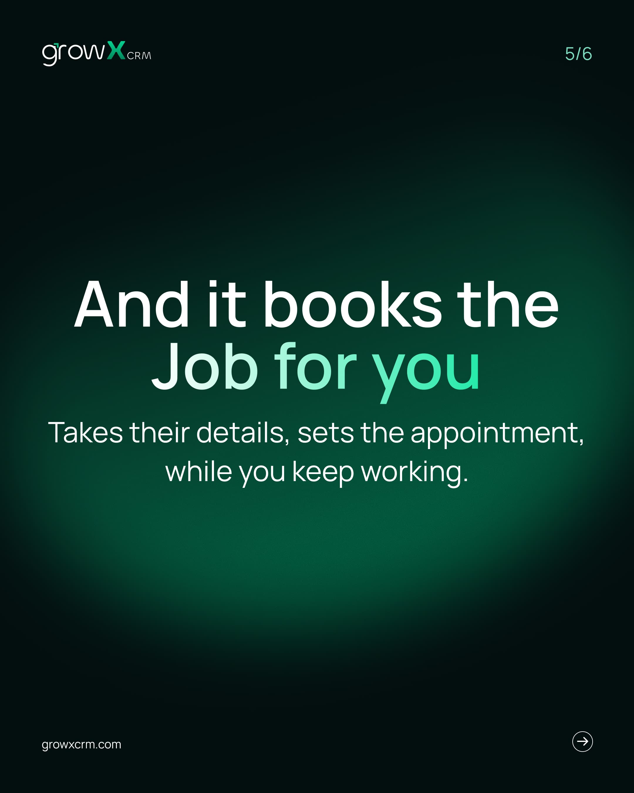 You cannot answer the phone while you are with a customer, slide 5 of 6