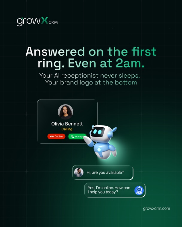 growX CRM Feature Visual